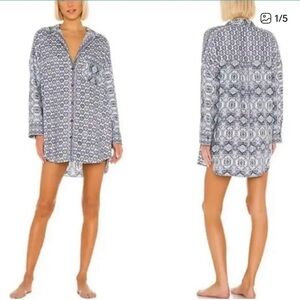 Free people flannel nightshirt. Size L.